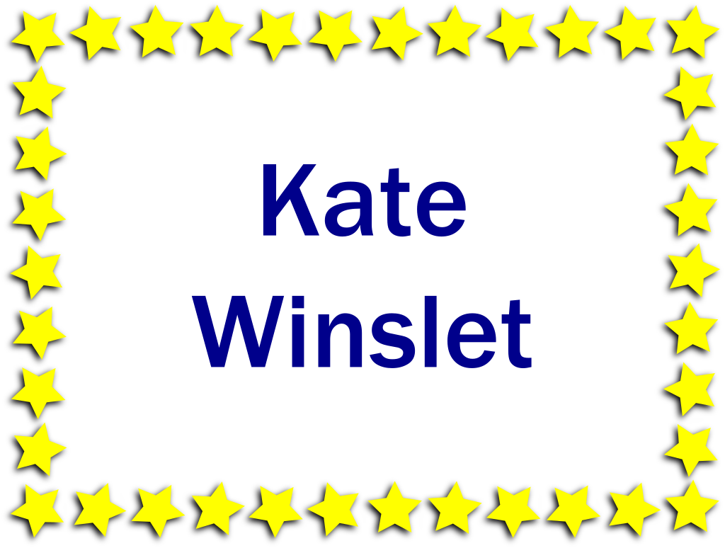 Kate Winslet fotečka