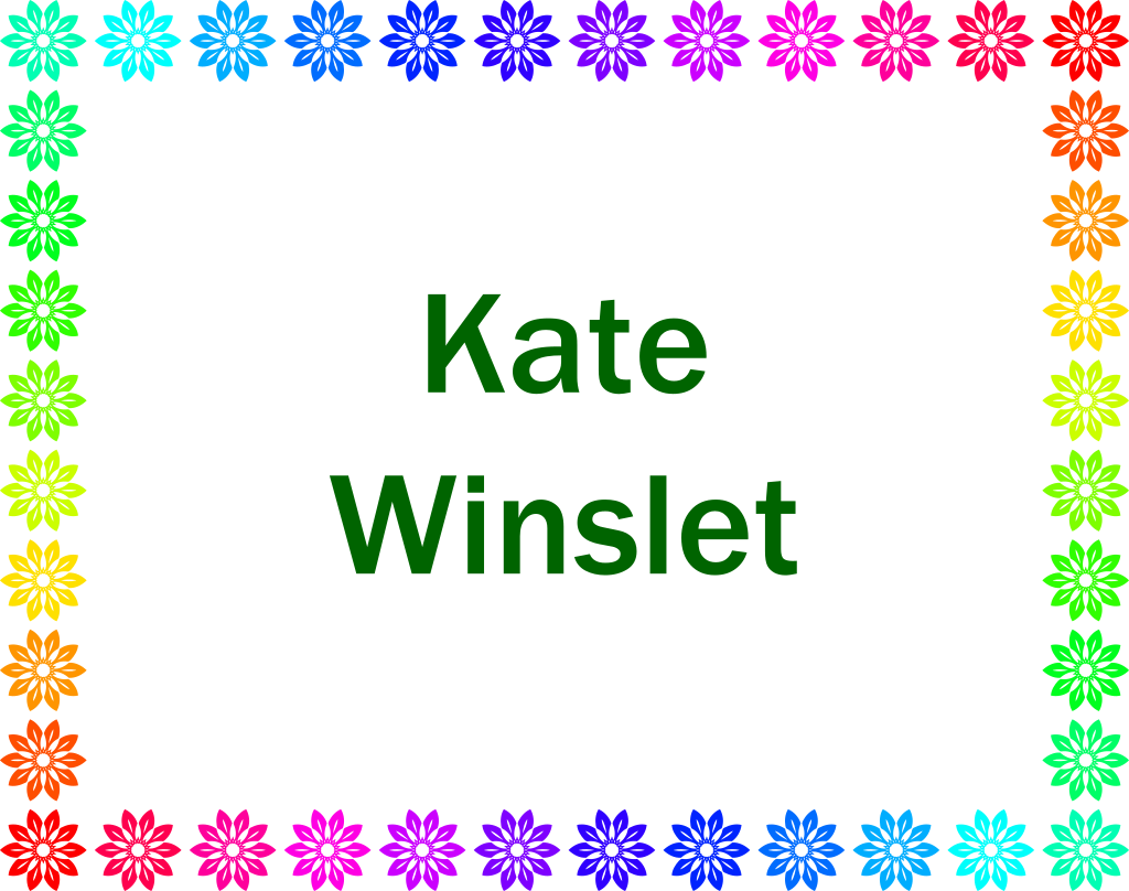 Kate Winslet celebrity photo